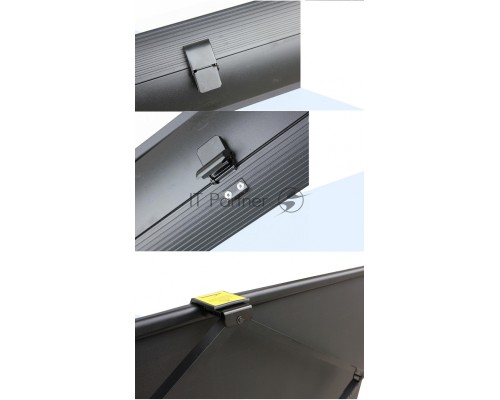 Экран 203x114см Floor Stand Screen 16:9 портативный напольный рулонный черный 92'