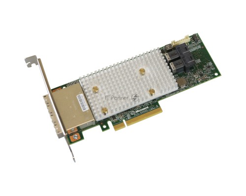 Контроллер жестких дисков Microsemi Adaptec SmartRAID 3154-8i16e Single,8 internal port, 16 external ports, PCIe Gen3 ,x8,1 GB DDR4,RAID 0/1/10,RAID 5/6/50/60,FlexConfig,maxCache 4.0
