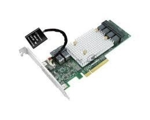 Контроллер Microsemi Adaptec SmartRAID 3154-8i8e Single,8 internal port, 8 external ports, PCIe Gen3 ,x8,1 GB DDR4,RAID 0/1/10,RAID 5/6/50/60,FlexConfig,maxCache 4.0