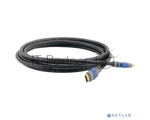 Кабель  Kramer C-HM/HM/PRO-3 Кабель HDMI-HDMI  (Вилка - Вилка), 0,9 м