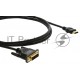 Кабель   Kramer C-HM/DM-3 HDMI-DVI (Вилка - Вилка), 0,9 м