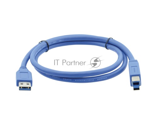 Кабель Kramer C-USB3/AB-6  USB-A 3.0 вилка- USB-B вилка, 1,8 м