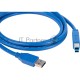 Кабель Kramer C-USB3/AB-6  USB-A 3.0 вилка- USB-B вилка, 1,8 м