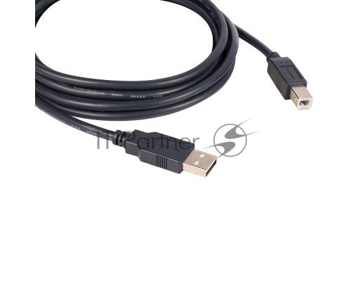 Кабель Kramer C-USB/AB-6  USB-A 2.0 вилка- USB-B вилка, 1,8 м