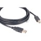 Кабель Kramer C-USB/AB-6  USB-A 2.0 вилка- USB-B вилка, 1,8 м
