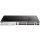 Коммутатор  D-Link DGS-3130-30S/A1A, L2+ Managed Switch with 24 100/1000Base-X SFP ports and 2 10GBase-T ports and 4 10GBase-X SFP+ ports.16K Mac address, SIM,  USB port, IPv6, SSL v3, 802.1Q VLAN,GVRP, 802.1v P