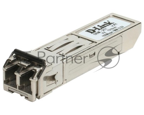Трансивер D-Link 211/A1A, SFP Transceiver with 1 100Base-FX port.Up to 2km, multi-mode Fiber, Duplex LC connector, Transmitting and Receiving wavelength: 1310nm, 3.3V power.