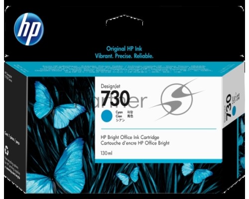 Картридж струйный Cartridge HP 730 для HP DesignJet T1700, 130 мл, голубой Картридж струйный Cartridge HP 730 для HP DesignJet T1700, 130 мл, голубой