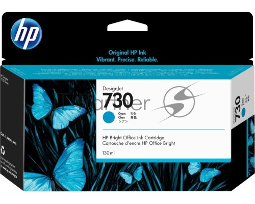 Картридж струйный Cartridge HP 730 для HP DesignJet T1700, 130 мл, голубой Картридж струйный Cartridge HP 730 для HP DesignJet T1700, 130 мл, голубой