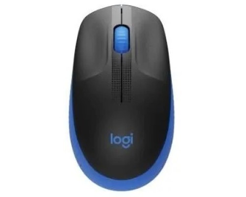 [Мышь] Мышь Logitech M190, оптическая, беспроводная, USB, темно-серый и синий [910-005925]
