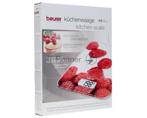 Кухонные весы Beurer KS19 berry макс.вес:5кг рисунок