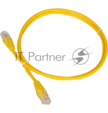 Патч-корд TWT UTP кат.5e, с заливными колпачками, 10.0 м, желтый