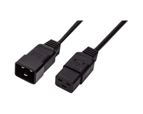 [кабель] Filum Кабель питания С19-C20, 3х1.5мм, 220В, 16A, чёрный, 5м (FL-PC16-C19-C20-5M)