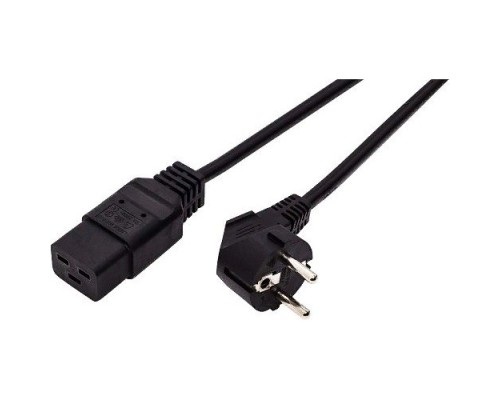 [кабель] Filum Кабель питания CEE 7/7- С19, 3х1.5мм, 220В, 16A, 3500 Вт, чёрный, 5м (FL-PC16-EU-C19-5M)