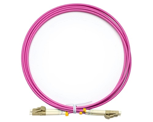 [Cabeus Патч-корды волоконно-оптические, пигтейлы] Cabeus FOP-50-OM4-LC-LC-2m Шнур оптический duplex LC-LC 50/125 mm OM4 2м LSZH