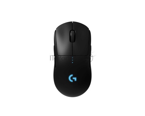 Мышь беспроводная/проводная Logitech G PRO черный, 25600 dpi, радиоканал, USB, кнопки - 7