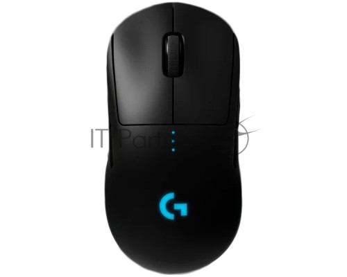Мышь беспроводная/проводная Logitech G PRO черный, 25600 dpi, радиоканал, USB, кнопки - 7