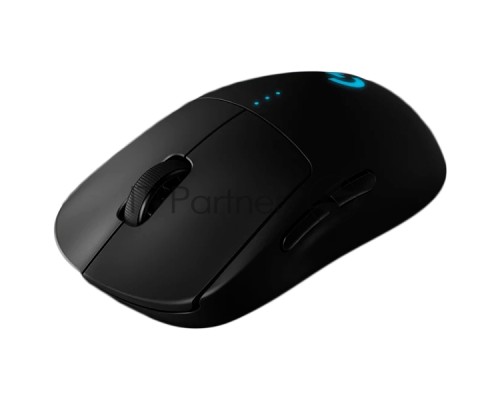 Мышь беспроводная/проводная Logitech G PRO черный, 25600 dpi, радиоканал, USB, кнопки - 7
