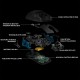 Мышь беспроводная/проводная Logitech G PRO черный, 25600 dpi, радиоканал, USB, кнопки - 7