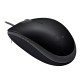 Мышь проводная Logitech B110 Silent черный, 1000 dpi, USB, кнопки - 3