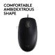 Мышь проводная Logitech B110 Silent черный, 1000 dpi, USB, кнопки - 3