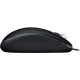 Мышь проводная Logitech B110 Silent черный, 1000 dpi, USB, кнопки - 3