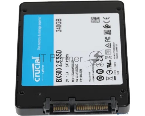 Накопитель SSD Crucial 240Gb SATA III CT240BX500SSD1 BX500 2.5
