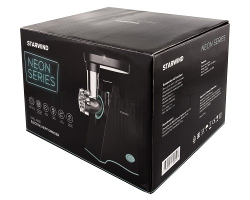 Мясорубка Starwind SMG4480 1800Вт темно-серый/бирюзовый