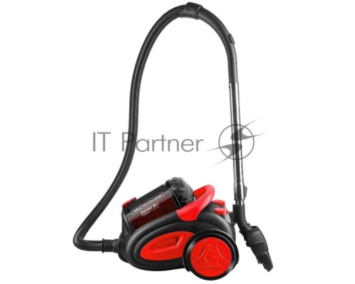 Пылесос Centek CT-2520 черный/красный, 400/2200 Вт, уборка сухая, пылесборник циклонный фильтр, 2 л