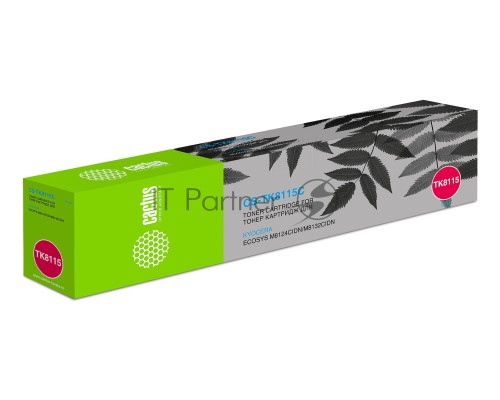 Картридж лазерный Cactus CS-TK8115С голубой (6000 стр.) для Kyocera Mita Ecosys M8124cidn/ M8130cidn