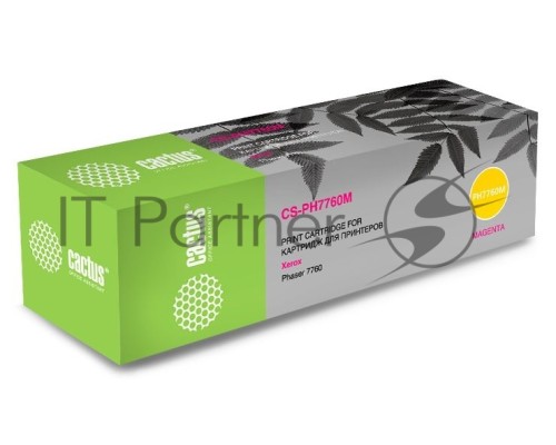 Картридж Cactus CS-PH7760Y пурпурный (25000стр.) для Xerox Phaser 7760/7760dn/7760dx/7760dxf