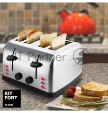 Тостер Kitfort КТ-2016 1500Вт серебристый