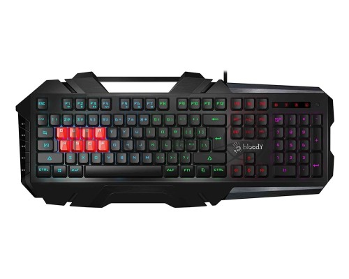 Клавиатура A4Tech B3590R механическая черный/серый USB Gamer LED