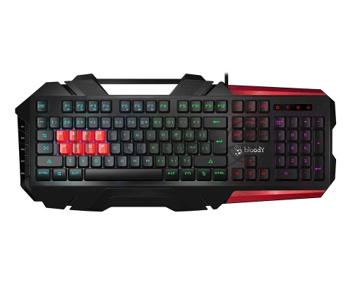Клавиатура A4Tech B3590R черный/красный USB Multimedia Gamer LED