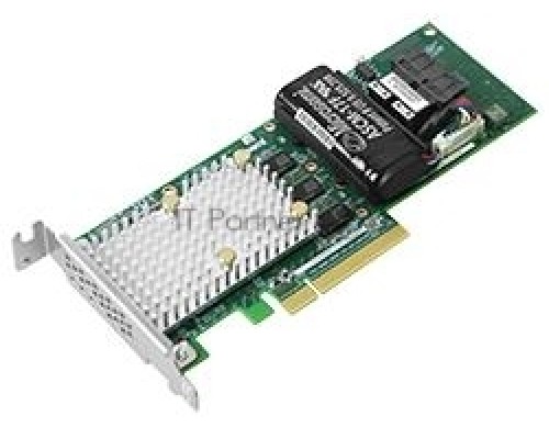 Контроллер Microsemi Adaptec SmartRAID 3162-8i Single ,8 internal ports, PCIe Gen3 ,x8,1 GB DDR4,RAID 0/1/10,RAID 5/6/50/60,FlexConfig,maxCache 4.0