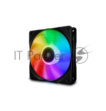 Вентилятор DEEPCOOL CF120 RGB 120x120x25мм (32шт./кор, PWM, пит. от мат.платы и БП, RGB подсветка, 500-1500об/мин) Retail