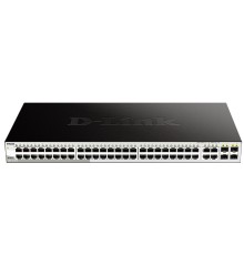 D-Link DGS-1210-52/FL2A Управляемый L2 коммутатор с 48 портами 10/100/1000Base-T и 4 комбо-портами 100/1000Base-T/SFP 