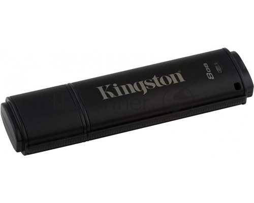 Флеш Диск Kingston 8Gb DataTraveler 4000 <DT4000G2DM/8GB> G2 256 AES FIPS 140-2 Level 3 (Management Ready) USB3.0 черный