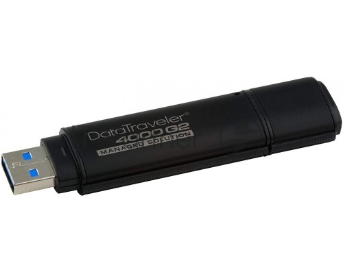 Флеш Диск Kingston 8Gb DataTraveler 4000 <DT4000G2DM/8GB> G2 256 AES FIPS 140-2 Level 3 (Management Ready) USB3.0 черный