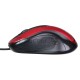 Мышь проводная Oklick 385M черный/красный, 1000 dpi, USB, кнопки - 3