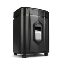 ГЕЛЕОС Уничтожитель документов  АП20-4,   DIN P-4 (4 ур-нь секр.), фрагмент 3,9х12мм,   АВТОПОДАЧА 131 лист  (70г/м2), пл.карты/скрепки/скобы, 20 литра    