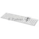 Клавиатура Oklick 500M белый USB slim Multimedia