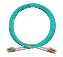 Exegate EX295146RUS Патч-корд волоконно-оптический FC-D-503-LC-LC-5M-LSZH (Шнур ВО MM 50/125 (OM3), LC/UPC-LC/UPC, Duplex, LSZH, 5м)