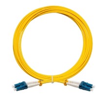 Exegate EX295143RUS Патч-корд волоконно-оптический FC-D-9-LC-LC-5M-LSZH (Шнур ВО SM 9/125 (OS2/G.652.D), LC/UPC-LC/UPC, Duplex, LSZH, 5м)