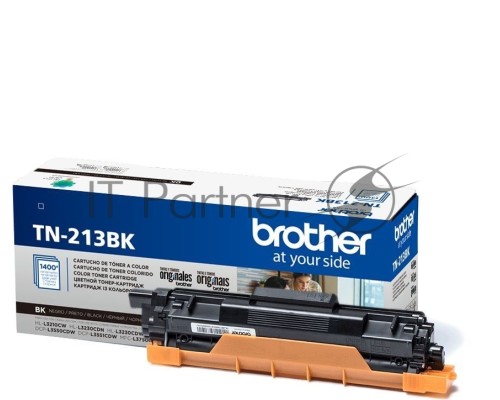 Картридж лазерный Brother TN213BK черный для MFC-L3770CDW, DCP-L3550CDW, HL-L3230CDW 1400 стр.
