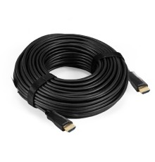 Exegate EX294700RUS Активный оптический кабель HDMI ExeGate EX-CC-HDMI2-30.0 (19M/19M, v2.0, 30м, 4K UHD, Ethernet, позолоченные контакты)