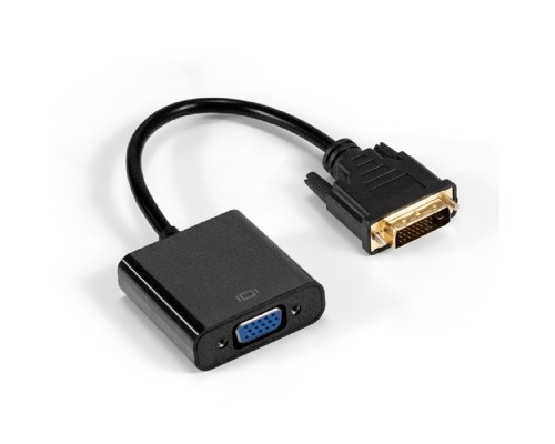 [кабели] Exegate EX294677RUS Кабель DVI-D-VGA ExeGate EX-CC-DVID-VGAF-0.2 (25M/15F, 0,2м, позолоченные контакты)