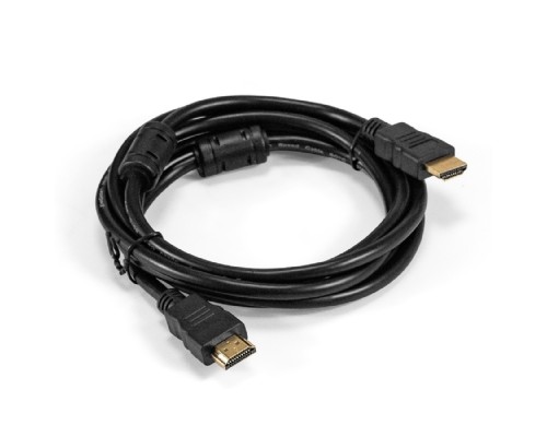 [кабели] Exegate EX294688RUS Кабель HDMI ExeGate EX-CC-HDMI-1.5F (19M/19M, 1,5м, v1.4b, ферритовые кольца, позолоченные контакты)