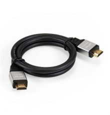 Exegate EX294701RUS Кабель HDMI ExeGate EX-CC-HDMI8K-1.0 (19M/19M, v2.1, 1м, 8K UHD, Ethernet, позолоченные контакты)