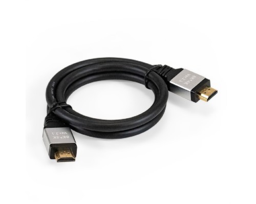 [кабели] Exegate EX294701RUS Кабель HDMI ExeGate EX-CC-HDMI8K-1.0 (19M/19M, v2.1, 1м, 8K UHD, Ethernet, позолоченные контакты)